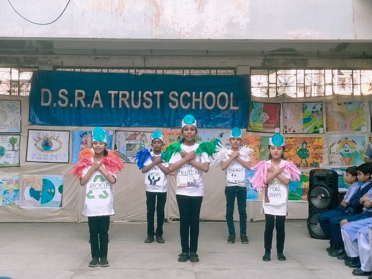 Poster painting competition and Rhythm and Rhyme function Campus 1